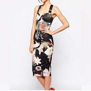 Ted Baker Bodycon Floral Dress